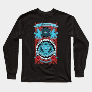 All Seeing Eye Lion Long Sleeve T-Shirt